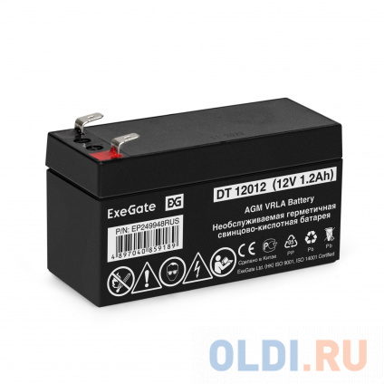    ExeGate DT 12012 (12V 1.2Ah,  F1)  