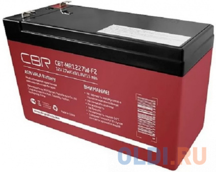  CBR  VRLA  CBT-HR1227W-F2 (12 7.5),  F2  --