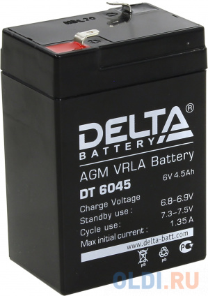   Delta DT 6045 6V4.5Ah  