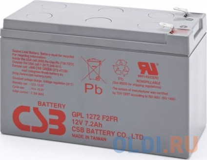   CSB GPL1272 F2FR 12V/7.2AH     10   