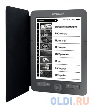    Digma M2 6&quot; E-ink HD 758x1024 600MHz 128Mb/4Gb/SD/microSDHC/  - ( .:)  