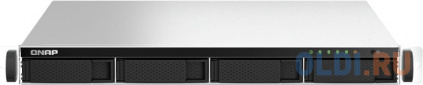  SMB QNAP TS-464U-RP-8G NAS 4 HDD trays, rackmount 1U, 2 PSU. 4-core Intel Celeron N5105/N5095 2.0-2.9 GHz, 8 GB RAM MAX, 2x2.5 Gigabit Ethernet, 4xUSB, 1xHDMI . PCIe Gen 3 x2 , W/o rail kit RAIL-B02  -