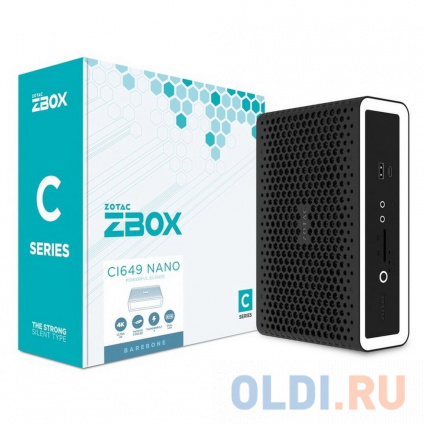 ZOTAC ZBOX-CI649NANO-BE, FANLESS, i5-1335U, 2 DDR5, M.2 SSD, wifi,bt, EU plug 2.5&amp;quot; SATAIII BAY, 2 GLAN,USBDRV, DP/HDMI  