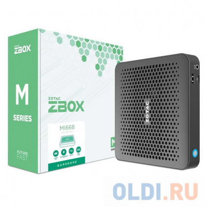  ZOTAC-ZBOX-MI668, Barebone,Intel i7-1360P,2x DDR5-5200/4800 SODIMM, M.2 SSD SLOT,2x GLAN,WIFI,BT USBDRV, DP/HDMI, EU+UK PLUG, active cooling  