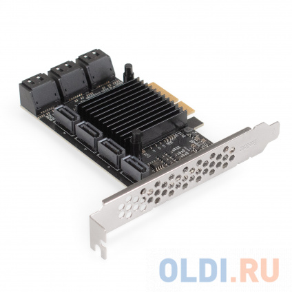   ExeGate EXE-510 (PCI-E x4, SATA3 6Gb/s, 10 int, ASMedia Chipset ASM1166+JMB575)  --