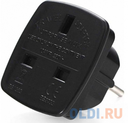    Gembird A-AC-UKEU-001B black,   EU,UK  RU (A-AC-UKEU-001B)  