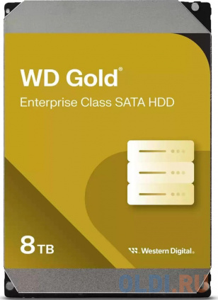    WD SATA-III 8TB WD8005FRYZ Desktop Gold 512E (7200rpm) 256Mb 3.5&quot;  