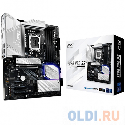 ASROCK Z890 PRO RS, LGA1851, Z890, 4*DDR5, 4*SATA, 4*M.2, 3*USB 3.2, 4*USB 2.0, 2*Type-C, 1*PCIx16, 2*PCIx4, 1*M.2 (Key E), HDMI+DP, ATX   