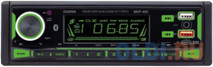   Digma MCP-450 1DIN 4x45 v5.0 USB 2.0 AUX 4 ӻ  