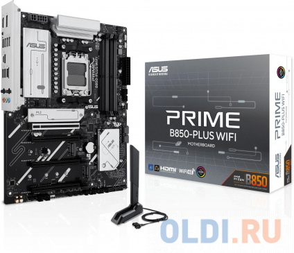    Asus PRIME B850-PLUS WIFI SocketAM5 AMD B850 4xDDR5 ATX AC`97 8ch(7.1) 2.5Gg RAID+HDMI+DP  -