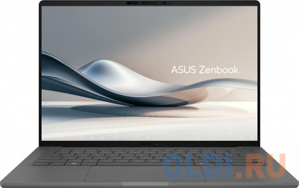   Asus Zenbook 14 UX3407QA-QD267W Snapdragon X X1-26-100 16Gb SSD512Gb Qualcomm Adreno 14&quot; OLED WUXGA (1920x1200) Windows 11 Home grey WiFi BT Cam Bag (90NB1502-M00DN0)   