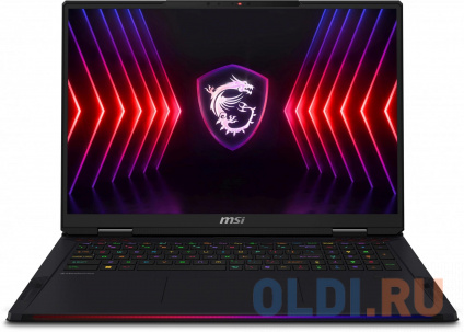   MSI Raider A18 HX A9WJG-216RU Ryzen 9 9955HX3D 64Gb SSD2Tb NVIDIA GeForce RTX 5090 24Gb 18&quot; IPS UHD+ (3840x2400) Windows 11 Home black WiFi BT Cam (9S7-182L72-216)   