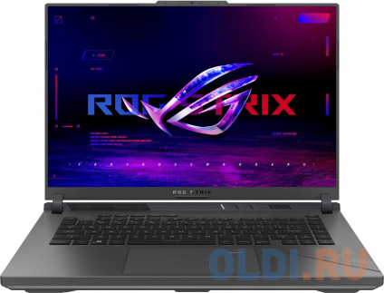   Asus ROG Strix G16 G614JU-N3490 Core i5 13450HX 16Gb SSD512Gb NVIDIA GeForce RTX4050 6Gb 16&quot; IPS WUXGA (1920x1200)   grey WiFi BT Cam (90NR0CC1-M012J0)  