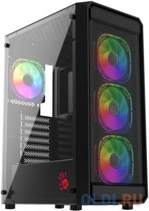   Bloody BD-CC114F    ATX 4x120mm 1xUSB2.0 1xUSB3.0 audio bott PSU  
