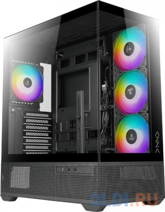   Azza TIARA    ATX 6x120mm 2x140mm 2xUSB3.0 audio bott PSU  
