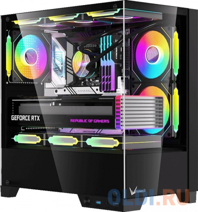  Formula Crystal Z1M Plus FR    mATX 9x120mm 1xUSB3.0 audio bott PSU  