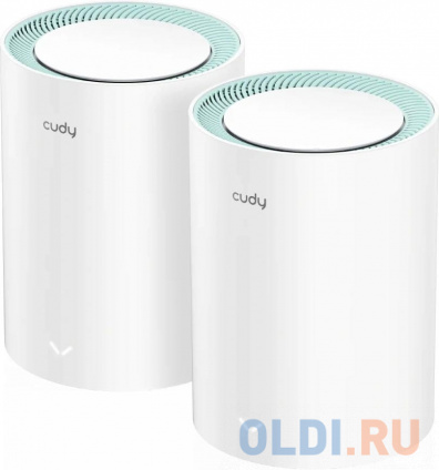   Mesh  Cudy M1500 (M1500(2-PACK)) AX1500 10/100/1000BASE-TX  (.:2)  