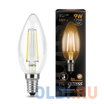     Gauss 103801109 E14 9W 2700K  