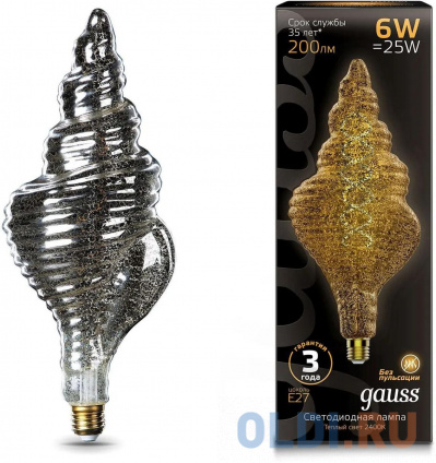   . Gauss Filament Vintage 6 .:E27  220B 2400K .... (.:1) (166802008)  