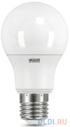    Gauss Elementary 7 .:E27  220B 6500K .... A60 (.:10) (23237A)  --