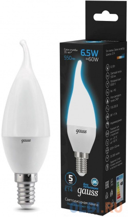    Gauss 104101307 6.5 .:E14  220B 6500K .... (.:10)   
