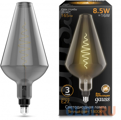   . Gauss Filament Vase 8.5 .:E27  220B 1800K .... (.:1) (180802005)  