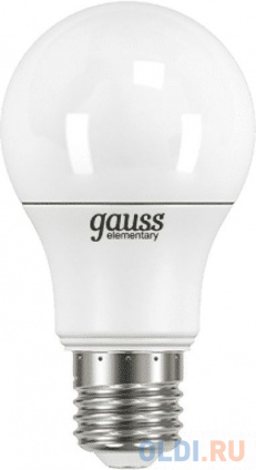    Gauss Elementary 7 .:E27  220B 3000K .... A60 (.:10) (23217A)   