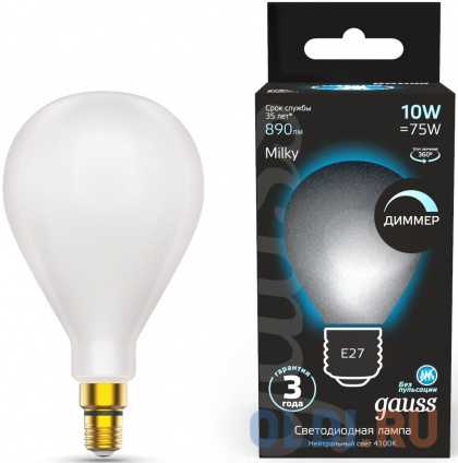    Gauss Filament 179202210-D 10 .:E27  220B 4100K .... (.:1)   