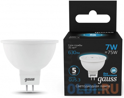    Gauss 101505307 7 .:GU5.3 . 150B 6500K .... MR16 (.:1)  