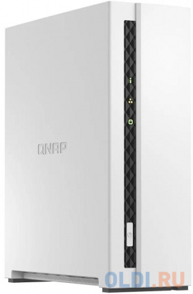  SMB QNAP TS-133 NAS 1 HDD tray. ARM 4-core Cortex-A55 1.8GHz, ram 2 GB (max), 1x1GbE, 1xUSB 2.0 port,1xUSB 3.2 Gen 1  -