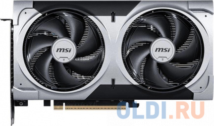   MSI PCI-E 5.0 RTX 5060 Ti 16G VENTUS 2X OC PLUS NVIDIA GeForce RTX 5060TI 16Gb 128bit GDDR7 2617/28000 HDMIx1 DPx3 HDCP Ret  