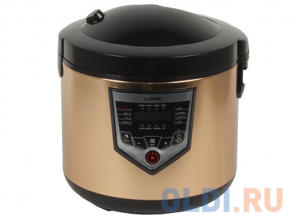 Мультиварка LUMME LU-1446 CHEF PRO (белый/сталь)