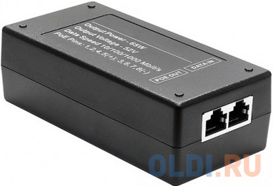  PoE- Gigabit Ethernet  1 ,   65W.    PoE IEEE 802.3af/at/bt.  PoE   -  65W.  PoE - 52V(. 1,2,4,5(+), 3,6,7,8(-)). : . - 1 x RJ45(10/100/1000 Base-T), . 1 x RJ45(10/100  