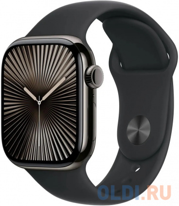   Apple Watch S10 42mm Jet Black Aluminium Case/Black SB M/L MWWF3LW/A A2997 195949560880  