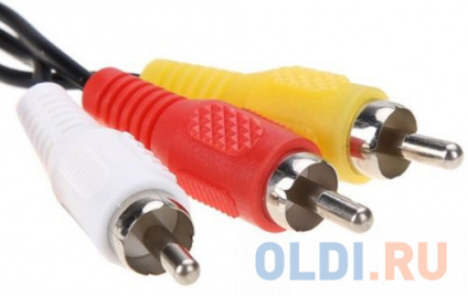  5bites AC3R-010M  AUDIO / 3*RCA / M-M / STEREO / 1M  --