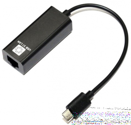  5bites UA3C-45-08BK - USB3.1 / RJ45 100MB / BLACK  -