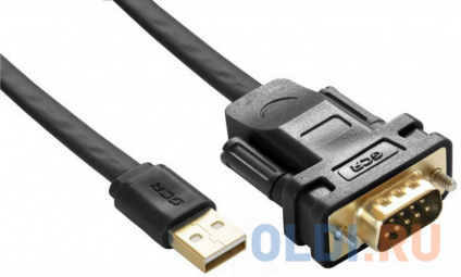  Greenconnect - 1.5m , ,  , 28/26 AWG, USB 2.0 AM / DB9 RS-232 PROF GCR-UOC5M-BCG-1.5m,  PL2303RA  