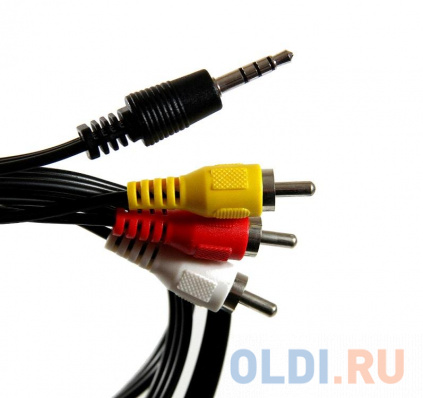    3.5 Jack (M) / 3 RCA (M) VCOM CV213-2M  -