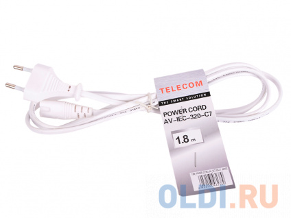    -  IEC-320-C7-- 220V, 2-pin, 1.8 ,, Telecom TP228-IEC320-C7--CEE7/16-1.8-W  