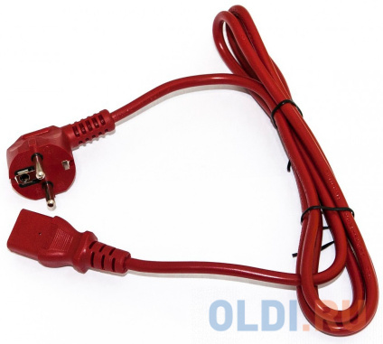 Hyperline PWC-IEC13-SHM-5.0-RD    (Schuko+C13) (3x1.0), 10A,  , 5 ,    --