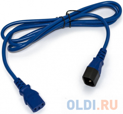  Hyperline PWC-IEC13-IEC14-1.8-BL   - IEC 320 C13 - IEC 320 C14 (3x0.75), 10A,  , 1.8 ,     