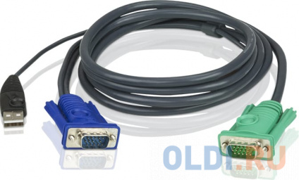  , ++ USB, SPHD15=HD DB15+USB A- ATEN (2L-5201U)   