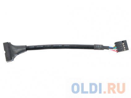      USB 2.0 10pin (9pin) female to USB 3.0 20pin (19pin) male 15, EPOW10pin20pin  -