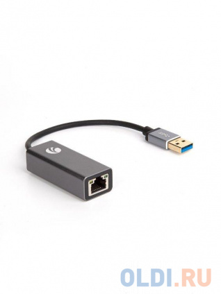  - USB 3.0 (Am) -- LAN RJ-45 Ethernet 1000 Mbps, Aluminum Shell, VCOM DU312M  