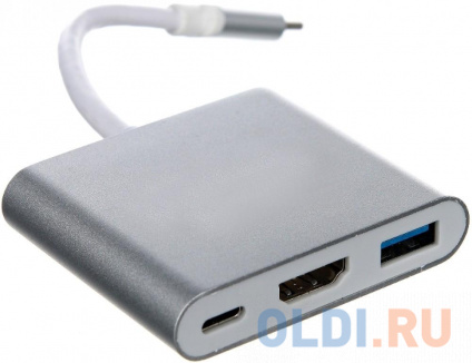   USB Type-C - HDMI+USB3.0 +USB Type-C TelecomTUC010  