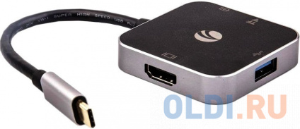  VCOM CU457  USB3.1 Type-CM--&gt;HDMI+USB3.0+PD charging, TF, Aluminum Shell, VCOM &lt;CU457&gt;  