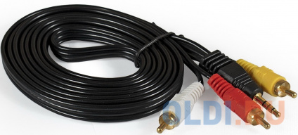  Exegate EX284945RUS   ExeGate EX-CCA-4P2R-2.0 (3.5mm Jack M/3xRCA M, 2)  