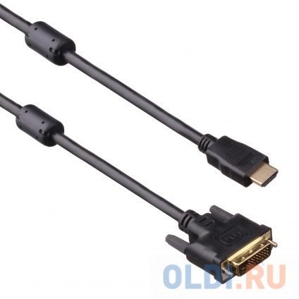   HDMI-DVI ExeGate EX-CC-HDMIM-DVIM-1.8 (19M/25M, dual link, 2 , 1,8,  )  