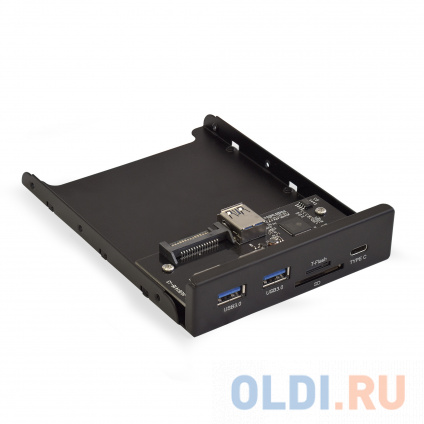   USB    ExeGate U3H-621, 3,5&quot;, 2*USB3.0+1*TypeC+1*SD+TF card, , ,   .   --
