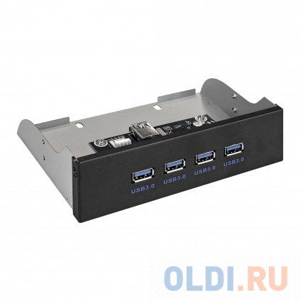   USB    ExeGate U5H-625, 5,25&quot;, 4*USB3.0, , , .  MB  -